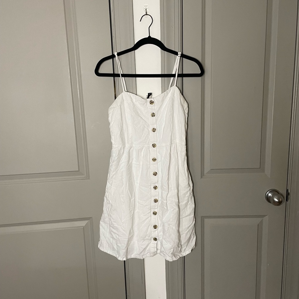 White A-Line Dress